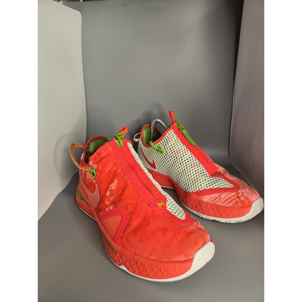 Nike PG 4 Christmas Basketball Shoes Mens Size 9 CD5079-602
